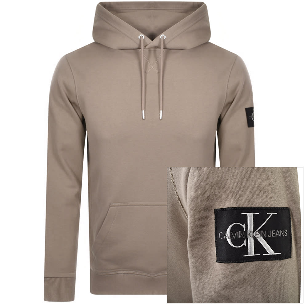 Alternative Image for ProductCalvin Klein Jeans Monogram Hoodie Grey1